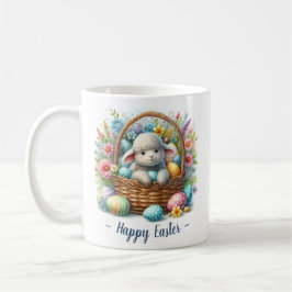 Caneca De Café Felz pascoa Lamb