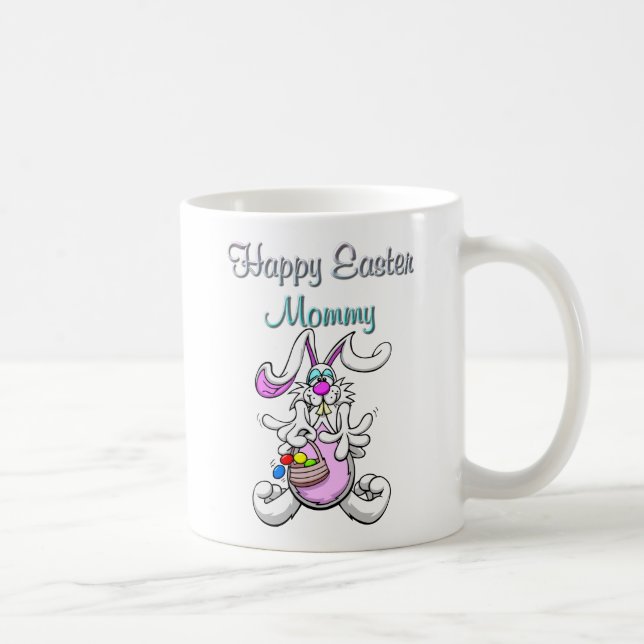 Caneca De Café Felz pascoa Mamãe Clássico Mug (Direita)