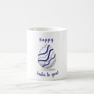 Caneca De Café Felz pascoa minimalista para você Café Romântico M