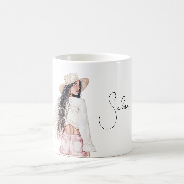 Caneca De Café Female Pink Shorts  (Centro)