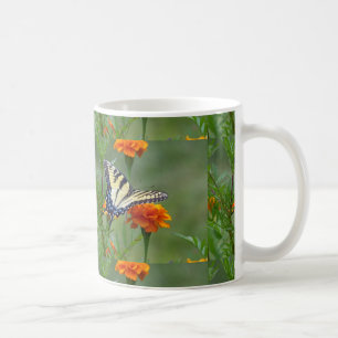 Caneca De Café Fêmea amarela da borboleta Eastern Tiger Swallowta