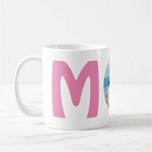 Caneca De Café Feminino de rosa elegante simples moderno personal