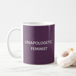 Caneca De Café Feminista sem desculpas