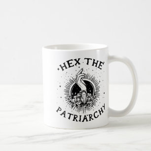 Caneca De Café Feminista Wicca Witch Hex A Bruxa Patriarcada-Craf