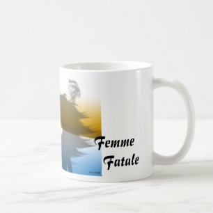 Caneca De Café Femme Fatale - Dupla Cama de Problemas