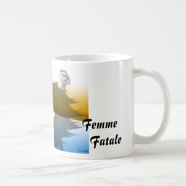 Caneca De Café Femme Fatale - Dupla Cama de Problemas (Direita)