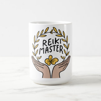 Caneca De Café Femme Reiki Mestre.