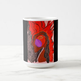 Caneca De Café Fênix Africana Ressurgindo