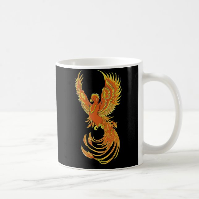 Caneca De Café Fênix Ascensão Mug (Direita)