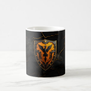 Caneca De Café Fenix de Fogo Âmbar Firebird Lendário  