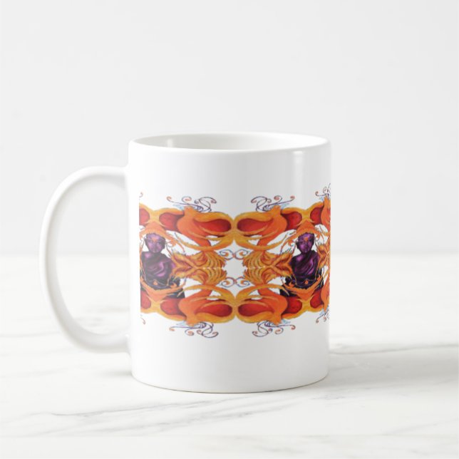 Caneca De Café Fênix mente quieta (Esquerda)
