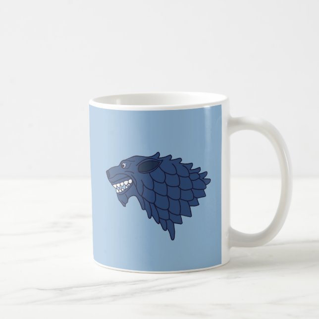 Caneca De Café Fenrir/Fenriswolf (Direita)