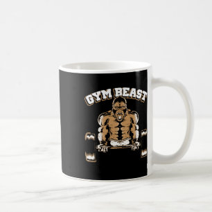 Caneca De Café Fera do Ginásio Gorila Levantamento de Peso Muscul