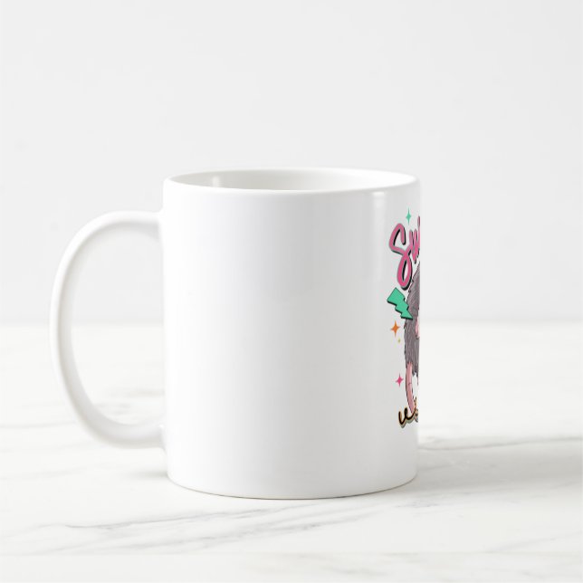 Caneca De Café Feral Girl Summer Funny Ogambá (Esquerda)
