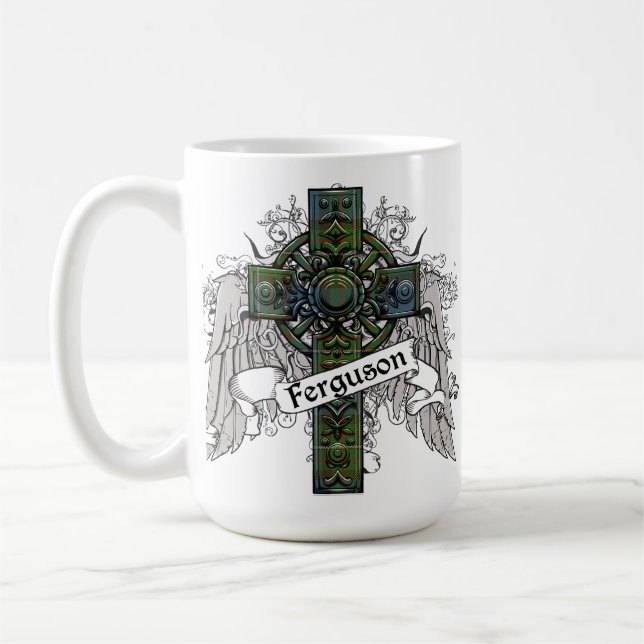 Caneca De Café Ferguson Tartan Cross (Esquerda)
