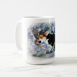 Caneca De Café Feriado, Corgi Puppy