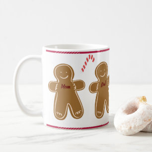 Caneca De Café Feriado da Família de Nomes Personalizados pelo Gi