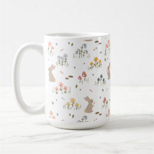 Caneca De Café Feriado de Coelho Coelhinho Coelho Coelhinho Coelh