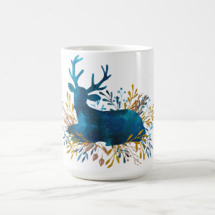 Caneca De Café Feriado de inverno - aguarela de descanso dos