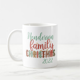 Caneca De Café Feriado de Match da Família 2022