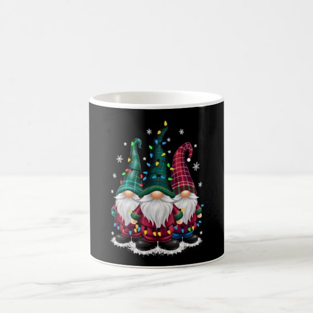 Caneca De Café Feriado de Natal dos Três Gnomos (Centro)
