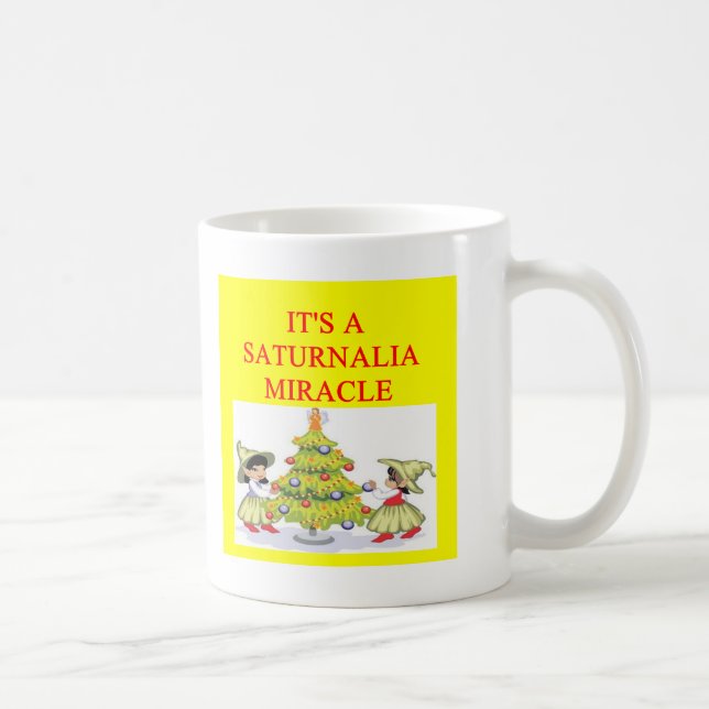 Caneca De Café Feriado do pagan do SATURNALIA (Direita)