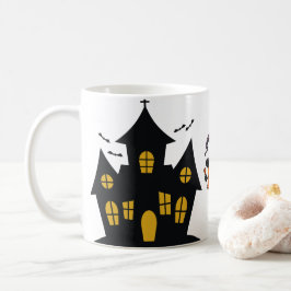 Caneca De Café feriado minimalista no Halloween