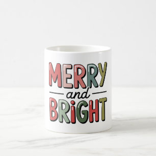 Caneca De Café Feriado Natal Da Família feliz E Brilhante