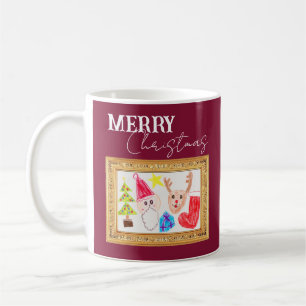 Caneca De Café Feriado personalizado apresentando o Trabalho de a