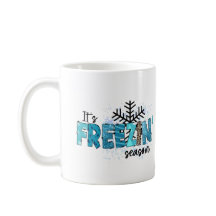 Feriados de inverno com flocos de neve frios de Co