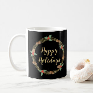 Caneca De Café Feriados Felizes da Terra de Natal
