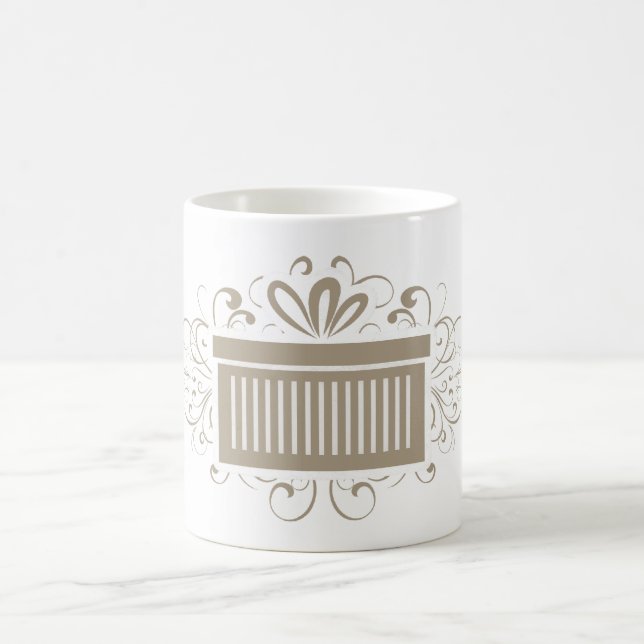 Caneca De Café Feriados Nadam Presente Mug, Latão (Centro)