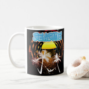 Caneca De Café Férias à Beira-Mar na Califórnia