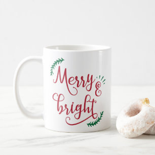 Caneca De Café Férias alegres e brilhantes