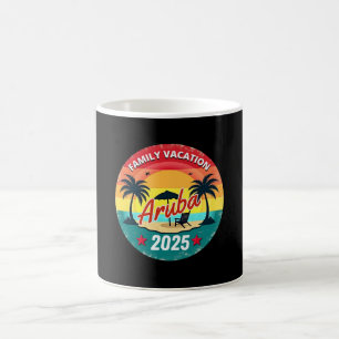 Caneca De Café Férias da Família Aruba 2025