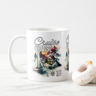 Caneca De Café Férias da Família Cruise Squad 2025