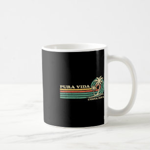 Caneca De Café Férias Da Família De Vintage Costa Rica Pura Vida