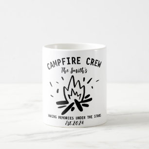 Caneca De Café Férias de campismo familiar 2024, Tripulação de Ca