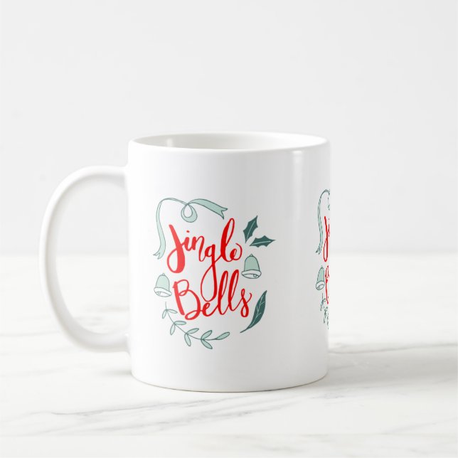 Caneca De Café Férias de Jingle Bells (Esquerda)