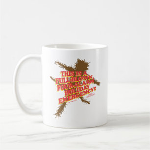 Caneca De Café Férias de Natal   Emergência de Feriado de Quatr