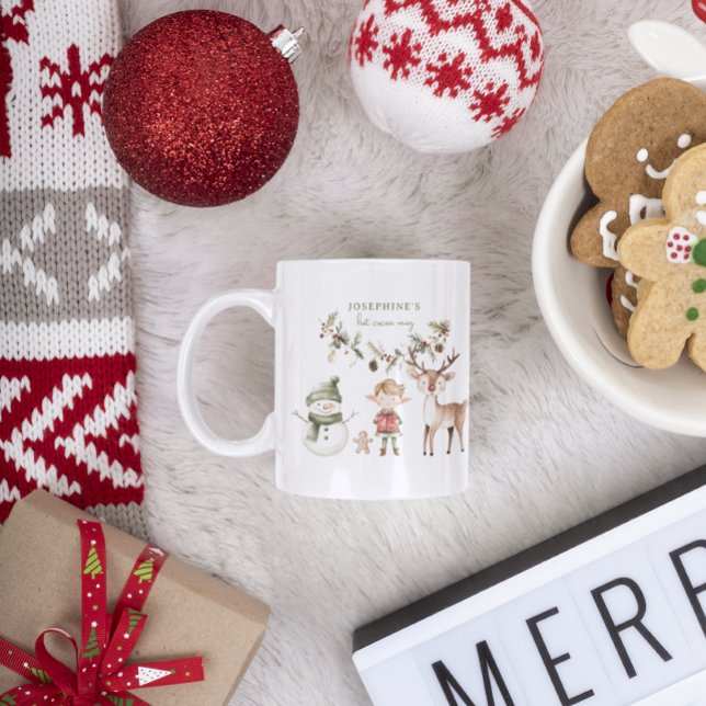 Caneca De Café Férias de Natal Festivo (Criador carregado)