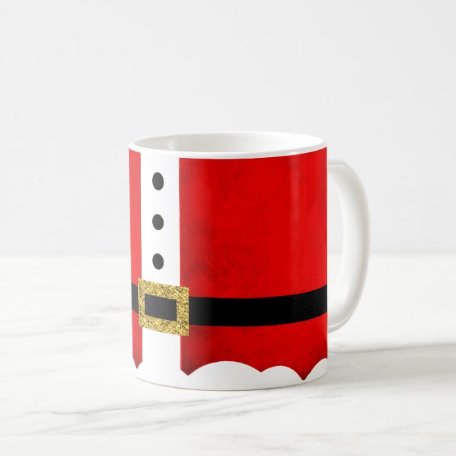 Caneca De Café Férias de Natal Santa Clause (Frente Esquerda)