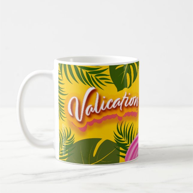 Caneca De Café Férias de validação Pinky (Esquerda)