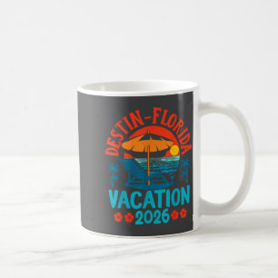 Caneca De Café Férias de Verão na Praia da Família Destin Flórida