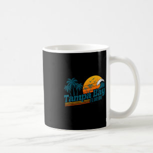 Caneca De Café Férias de verão na praia vintage Tampa Y Flórida S