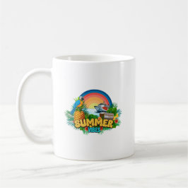 Caneca De Café Férias de Vibrações de Verão