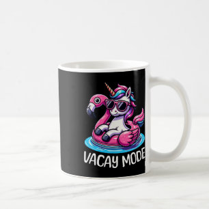 Caneca De Café Férias do Unicórnio Bonito Modo Furioso Férias Fam