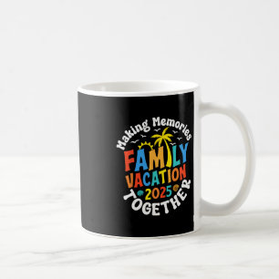 Caneca De Café Férias em Família 2025 Vibes de Reunião Familiar C