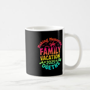 Caneca De Café Férias em Família 2025 Vibes de Reunião Familiar C