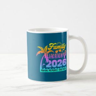 Caneca De Café Férias em Família Criando Memórias Juntos Design